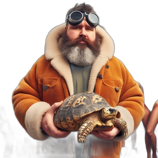 jacket, animal, creature, concept art transparent PNG cut-out