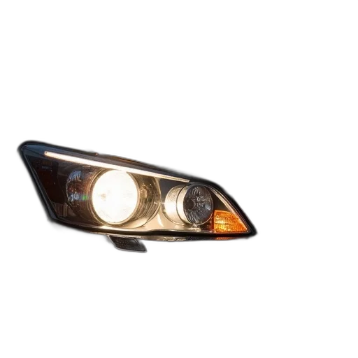 car, pair, headlight, left transparent PNG cut-out