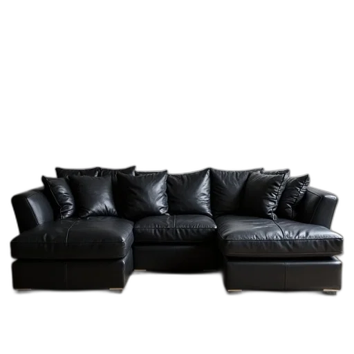 furniture, 3d render, photorealistic, dark transparent PNG cut-out