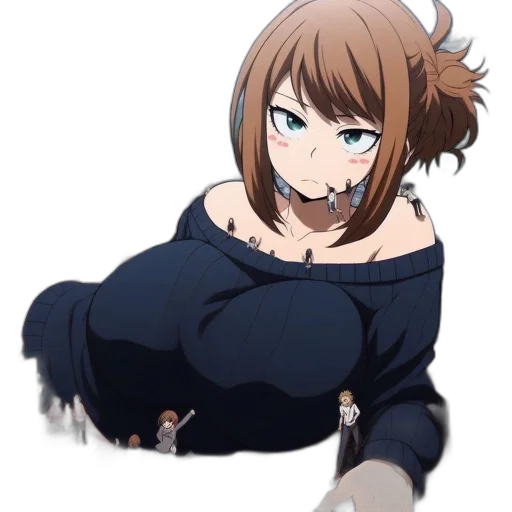dress, creature, weapon, jacket transparent PNG cut-out