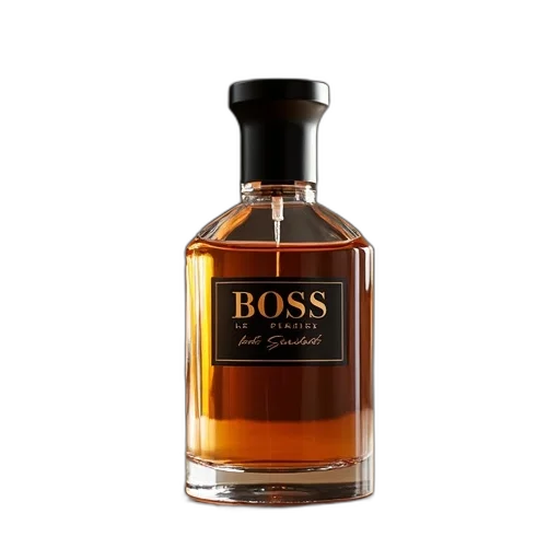 bottle, boss, scent, eau transparent PNG cut-out