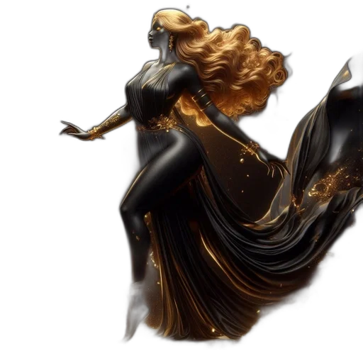 dress, concept art, fantasy art, comic book art transparent PNG cut-out