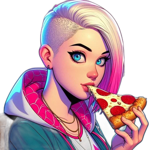 jacket, food, face, weapon transparent PNG cut-out