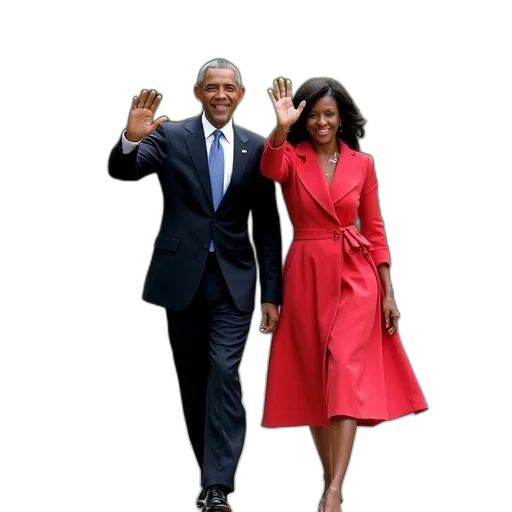 dress, president, obama, first transparent PNG cut-out
