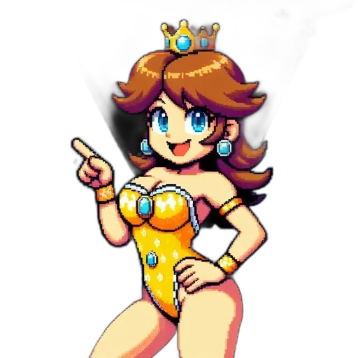 crown, dress, staff, weapon transparent PNG cut-out