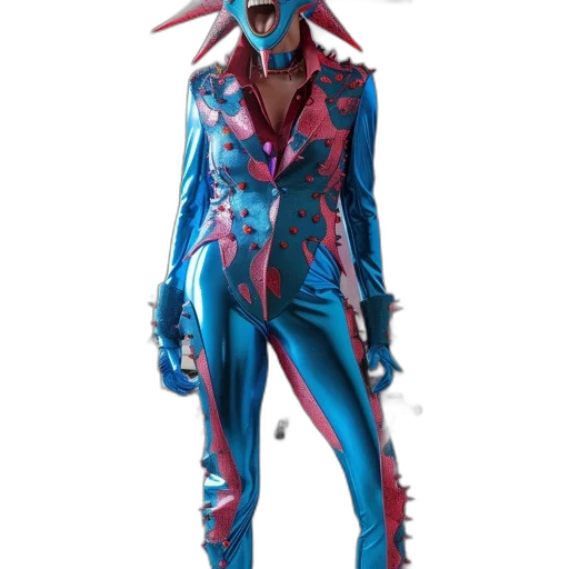 creature, mask, robot, staff transparent PNG cut-out