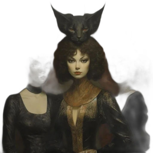 mask, fantasy art, concept art, photorealistic transparent PNG cut-out