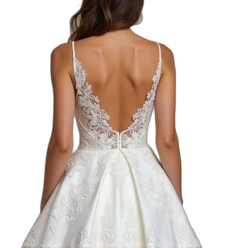 dress, line, spaghetti, straps transparent PNG cut-out