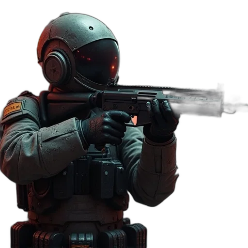 weapon, staff, robot, concept art transparent PNG cut-out
