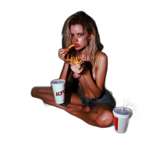food, creature, jacket, pixel art transparent PNG cut-out