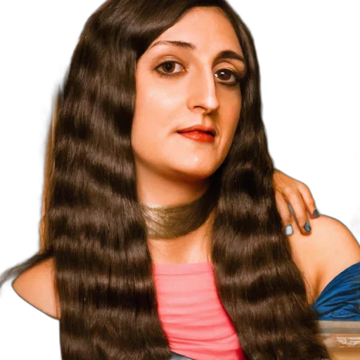 hair, face, dress, jewelry transparent PNG cut-out