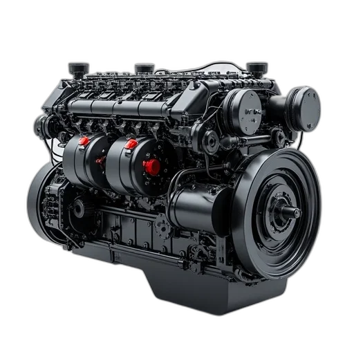 car, 3d render, truck, engine transparent PNG cut-out