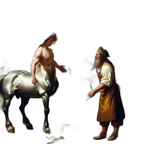 animal, concept art, fantasy art, oil painting transparent PNG cut-out