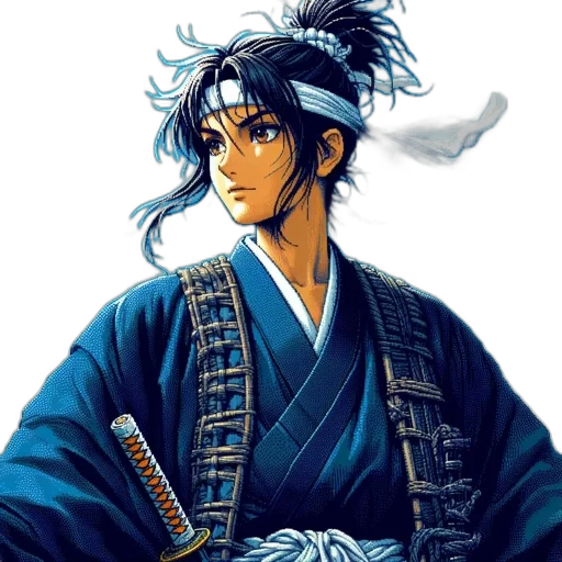 staff, face, anime, pixel art transparent PNG cut-out