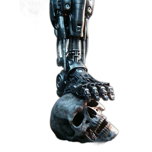 robot, weapon, staff, jewelry transparent PNG cut-out