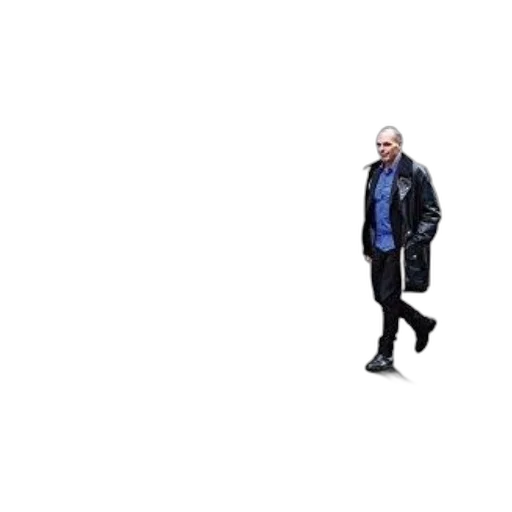jacket, creature, shoes, staff transparent PNG cut-out