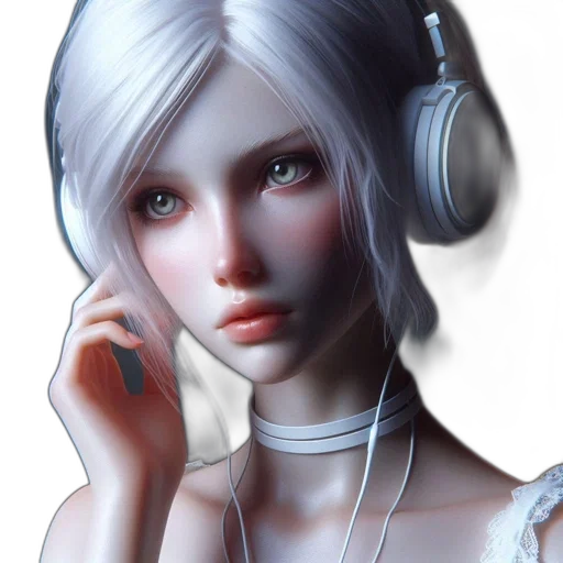 face, jewelry, robot, fantasy art transparent PNG cut-out
