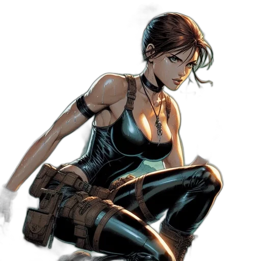 weapon, comic book art, concept art, cyberpunk transparent PNG cut-out