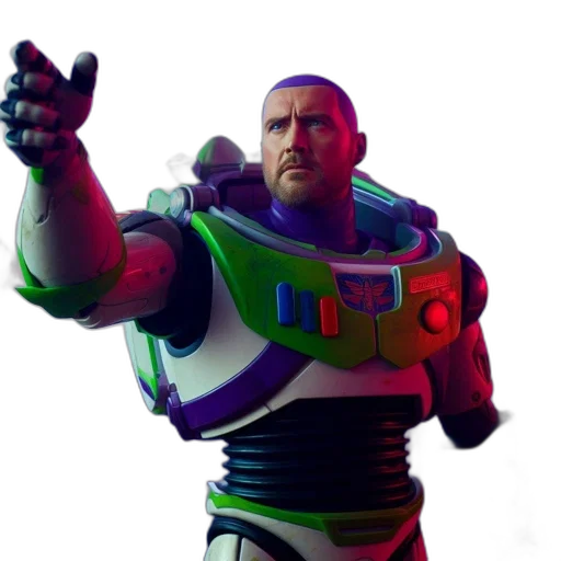 robot, weapon, staff, jacket transparent PNG cut-out