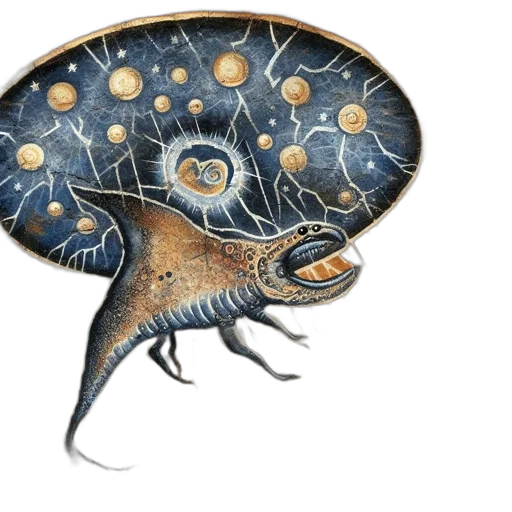 creature, hat, umbrella, animal transparent PNG cut-out