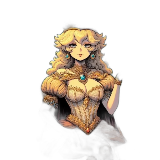 crown, staff, dress, jewelry transparent PNG cut-out