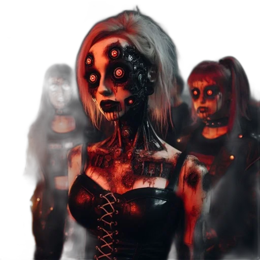 mask, face, robot, creature transparent PNG cut-out
