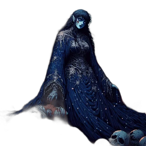 dress, creature, concept art, fantasy art transparent PNG cut-out