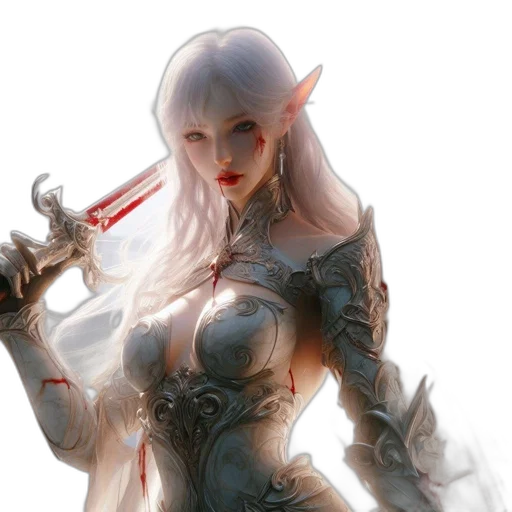 sword, staff, weapon, fantasy art transparent PNG cut-out
