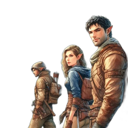 jacket, concept art, fantasy art, comic book art transparent PNG cut-out
