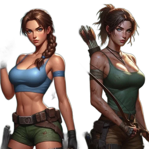 concept art, fantasy art, comic book art, pixel art transparent PNG cut-out