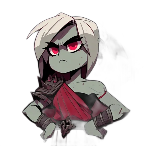 creature, staff, mask, weapon transparent PNG cut-out