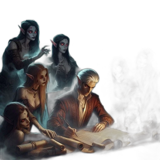 fantasy art, concept art, comic book art, fire transparent PNG cut-out