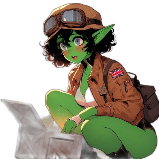 staff, jacket, weapon, hat transparent PNG cut-out