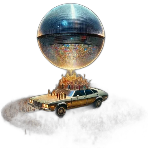 car, concept art, fantasy art, pixel art transparent PNG cut-out