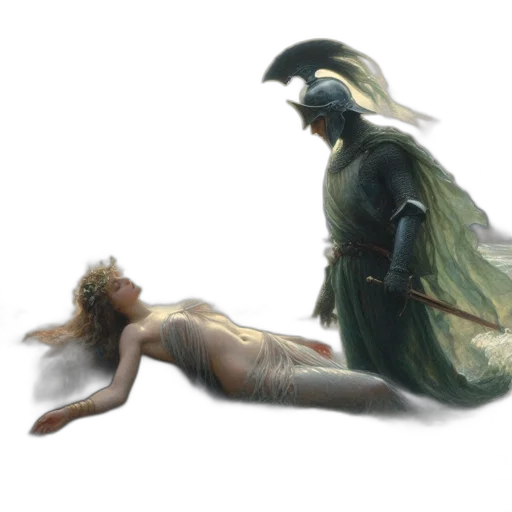 sword, creature, concept art, fantasy art transparent PNG cut-out