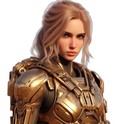 face, robot, weapon, sword transparent PNG cut-out
