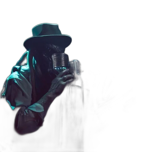 mask, jacket, hat, robot transparent PNG cut-out