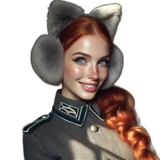 staff, hat, face, animal transparent PNG cut-out