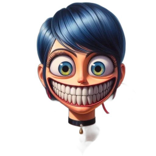 face, mask, robot, creature transparent PNG cut-out