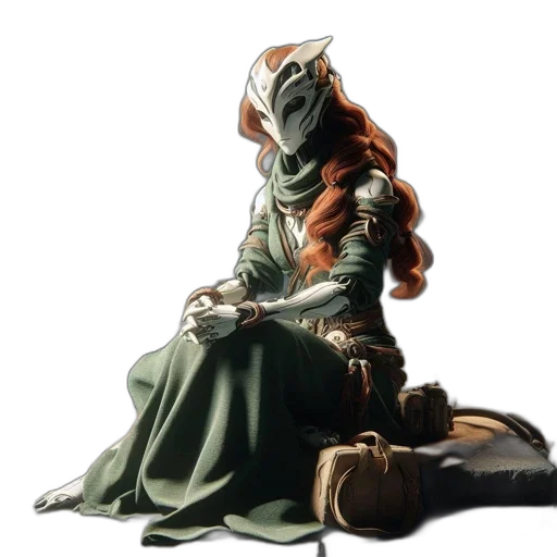staff, jewelry, mask, concept art transparent PNG cut-out
