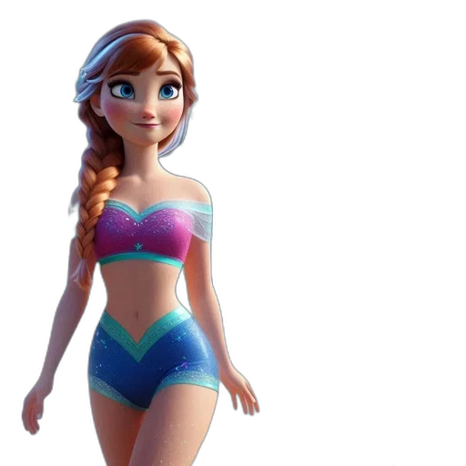 dress, 3d render, concept art, cartoon transparent PNG cut-out
