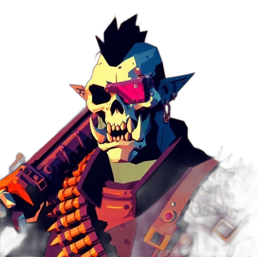 weapon, mask, concept art, pixel art transparent PNG cut-out