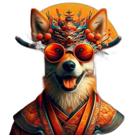 mask, staff, animal, dragon transparent PNG cut-out