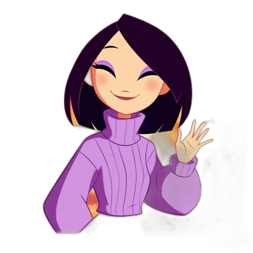 staff, jacket, jewelry, cartoon transparent PNG cut-out