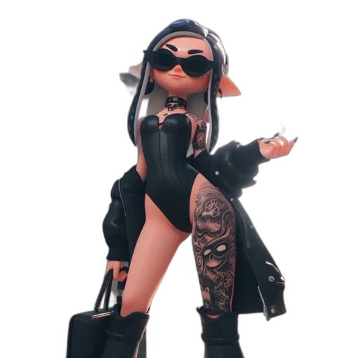 weapon, dress, jacket, staff transparent PNG cut-out