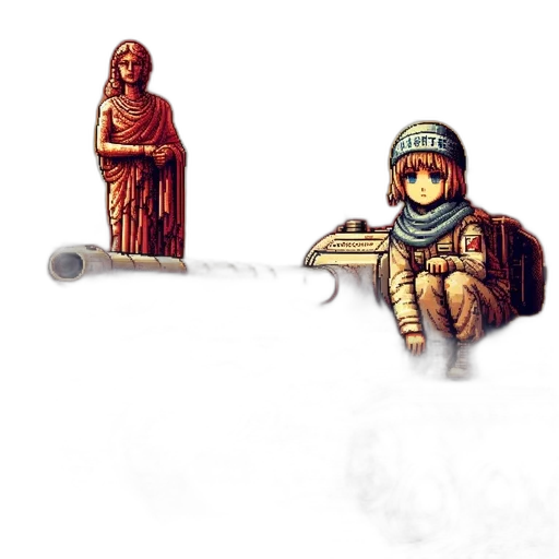 weapon, sword, staff, pixel art transparent PNG cut-out