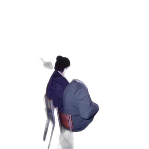 jacket, umbrella, staff, robot transparent PNG cut-out