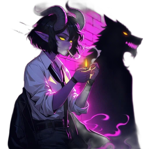 dragon, staff, creature, mask transparent PNG cut-out