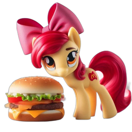 food, animal, 3d render, photorealistic transparent PNG cut-out