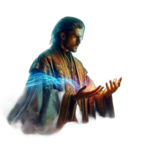 staff, sword, weapon, photorealistic transparent PNG cut-out